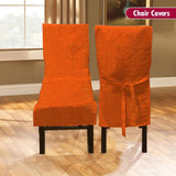 Texture Chair Cover Pair - Zipper Cover