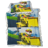 Rubble Print Yellow Comforter Baby Set 2 Pcs