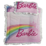 Light Pink (White) Barbie Baby Comforter Set 2 Pcs - 0