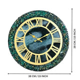 Resin Round Handicraft Clock - Pillow