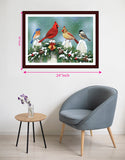 3D wooden wall  frame - 18 x 24 Birds