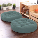 Plain Round Floor Cushion (2pc) - Cushion