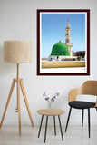 3D wooden wall  frame 18 x 24 inch - Madina Munawwara