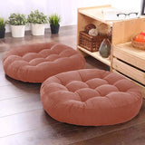 Plain Round Floor Cushion (2pc) - Cushion