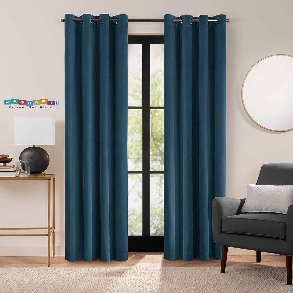 Velvet curtain (2Pcs) - Curtains