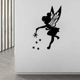 Vintage Art Butterfly, Fairy Flower Girl PVC Wall Sticker