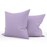 PQ Jacquard Cushion Pair Light Purple (5 Pairs)