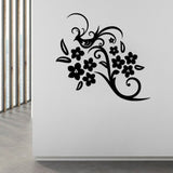 PVC wall stickers Black Bunch - 5 Divided Wall Frame