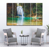 Small Wall Frame Greenery Waterfalling - 5 Divided Wall Frame