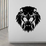 PVC wall stickers Lion Head - 5 Divided Wall Frame