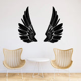 PVC wall stickers Decorative Angel Wings Wall Sticker