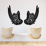 PVC wall stickers Decorative Angel Wings - 5 Divided Wall Frame