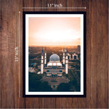 Wall frame3D wooden- Mosque