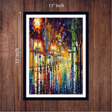 Wall frame 3D wooden - Oil Painting Art - 03 - 5 Divided Wall Frame