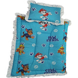 Paw Patrol Print Ice Blue (White) Baby Comforter Set 2 Pcs