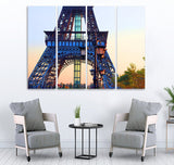 Small Wall Frame Eiffel Tower - 5 Divided Wall Frame