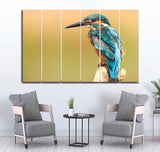 Small Wall Frame Blue Sparrow - 5 Divided Wall Frame