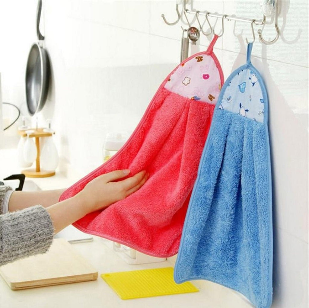 5pcs Random Color Kitchen Towel And Dishcloth Set, Dish Towel For