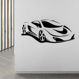 PVC wall stickers Car - 5 Divided Wall Frame