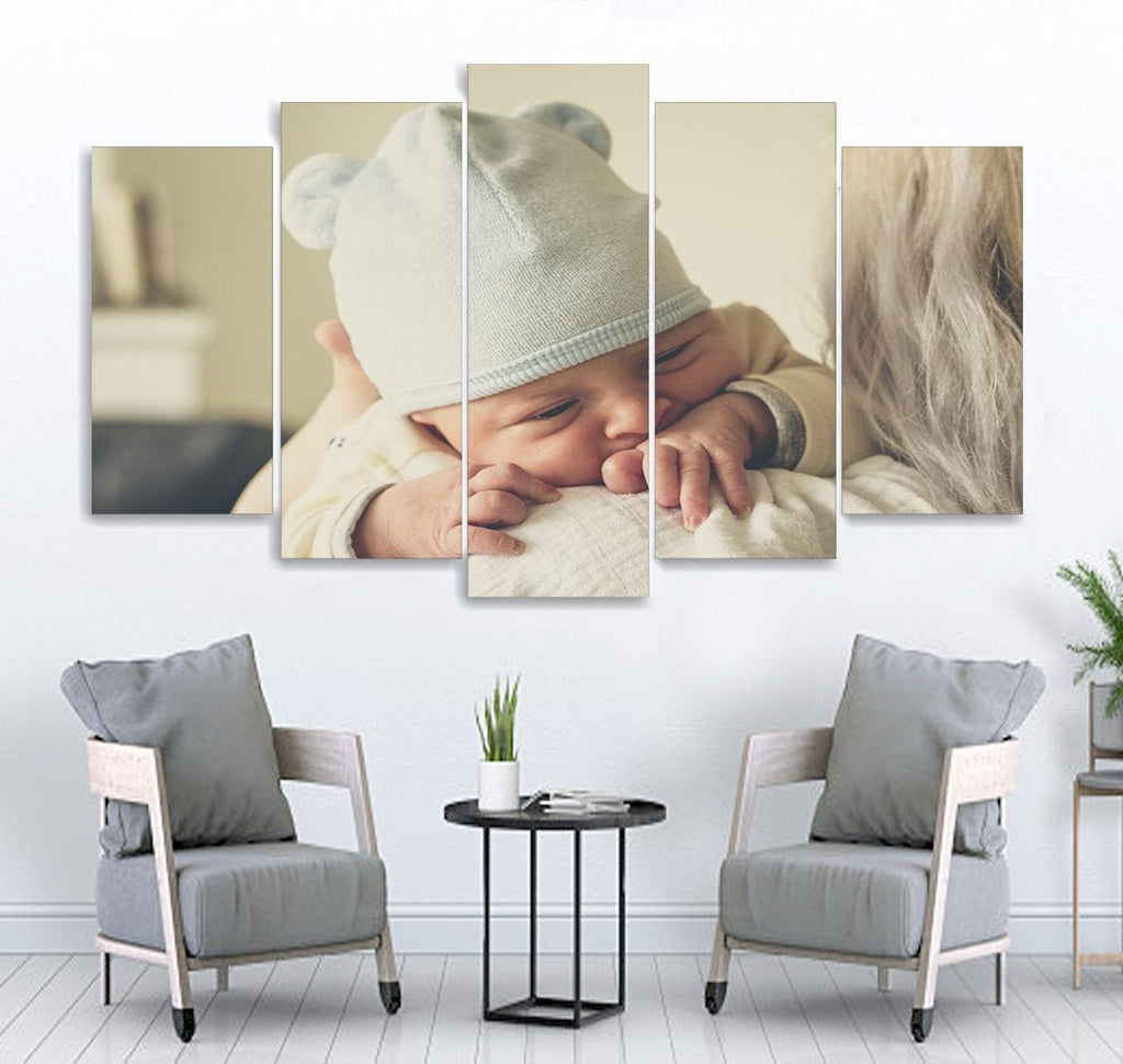 Small Wall Frame Baby - 5 Divided Wall Frame