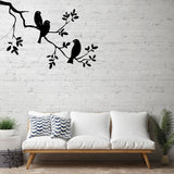 PVC wall stickers Bird On root - 5 Divided Wall Frame