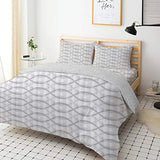 4 pcs. printed bedding set - chain design - BS100