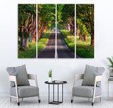 Small Wall Frame Road and Trees