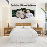 5 Divided Customized Picture Wall Frame - 5 Divided Wall Frame