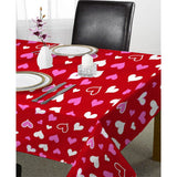 Pack OF 2 Table Cover - Heart (Red)