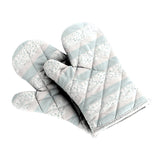 Quilted Kitchen Gloves - 10 Pairs - Zipper Cover