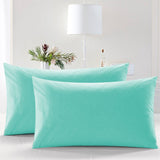 Dyed Plain Pillows - 4 pcs - Zipper Cover