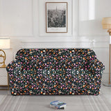 Jersey Sofa Cover - Flower Print