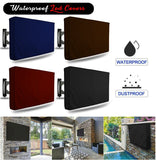 Terry Waterproof & dust resistant led , lcd ,tv cover (maroon) - Zipper Cover