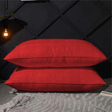 Texture Plain Pillows - 4 Pcs - Zipper Cover
