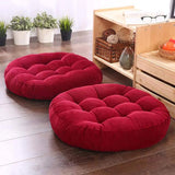 Plain Round Floor Cushion (2pc)
