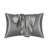 Pillow Silk Satin - 4 Pairs - Zipper Cover