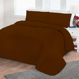 Quilted Bed Spread - Brown