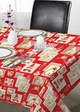Marry Christmas Printed Table Cover 2 PCS