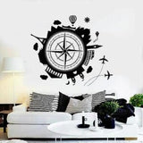 PVC WALL STICKERS COMPASS Maguari Store 