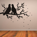 PVC WALL STICKERS PIGEONS AND TREE Maguari Store 