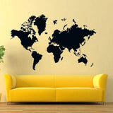Pvc wall stickers map
